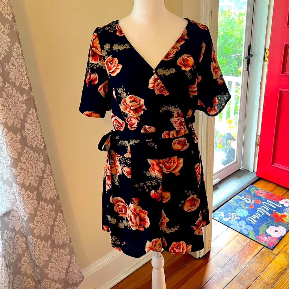 Cute floral romper